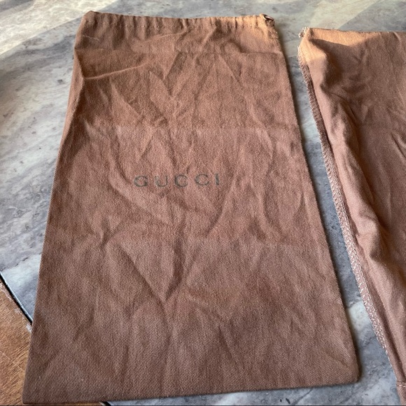 ✅ Authentic ✅ Gucci Mens shoe dust bags (qty 2 included) - Picture 4 of 6